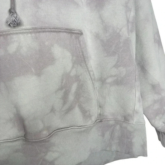 Tna Aritzia Cozy Fleece Boyfriend Crewneck in Purple Tie Dye Oversized Size 2 - Picture 10 of 11
